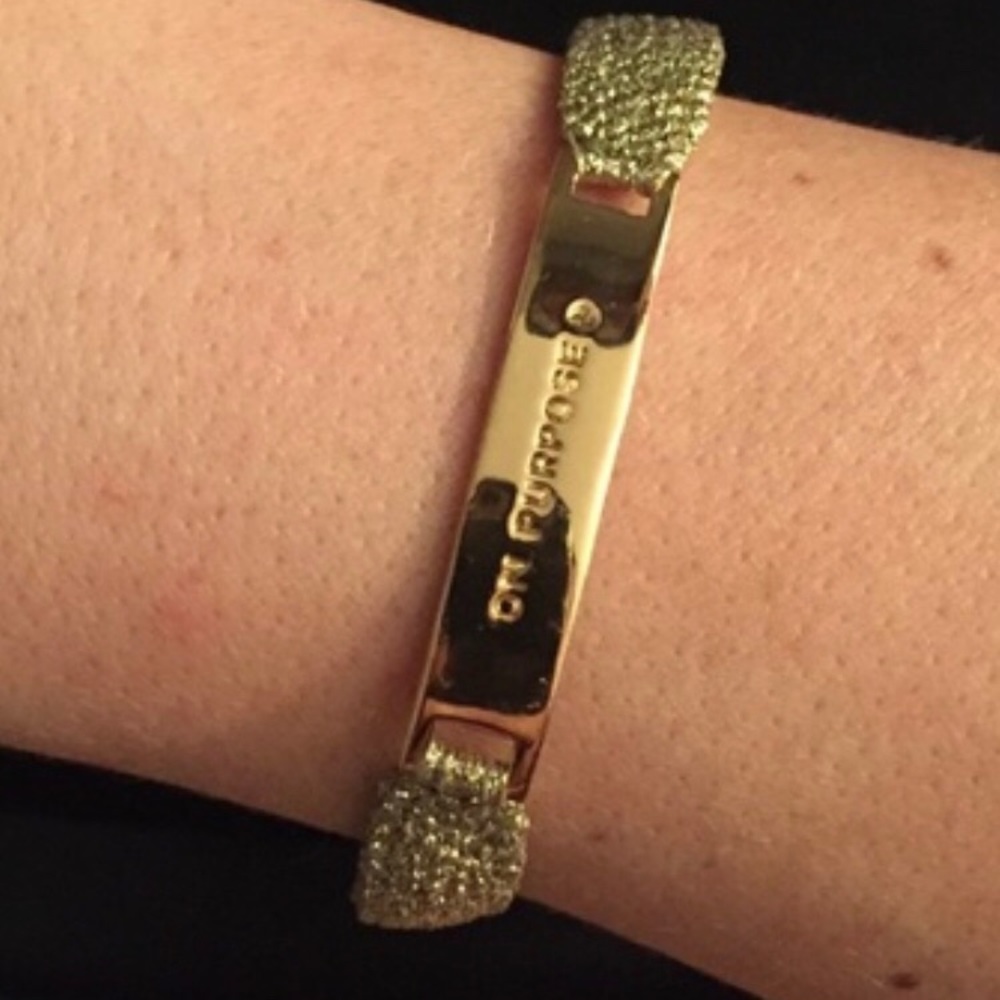 New Never Work Kate Spade On Purpose bracelet